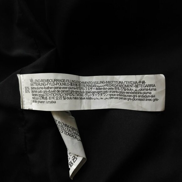 Zara Asymmetrical Genuine Down & Feather Fill Longline Puffer Coat Men's Size M - Picture 9 of 9